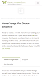 Mobile Screenshot of getyournameback.com